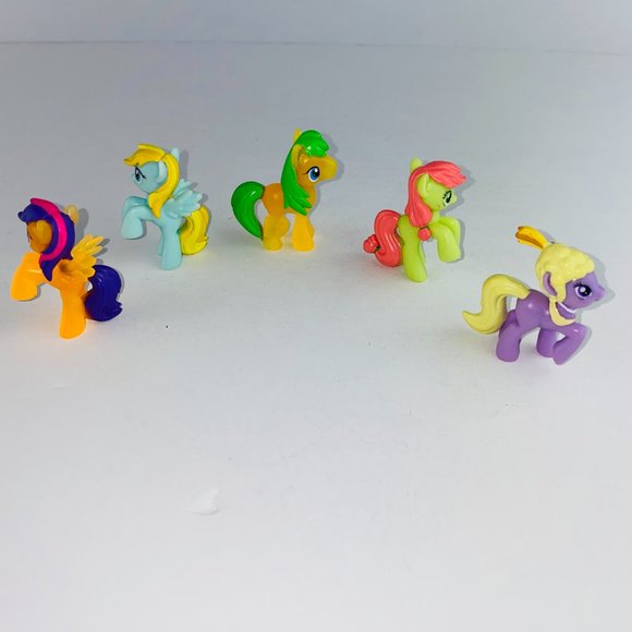 My Little Pony Lot of 5 Miniature Pony Figures - Picture 2 of 3